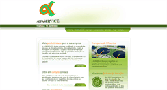 Desktop Screenshot of alfaservice.com.br