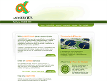 Tablet Screenshot of alfaservice.com.br